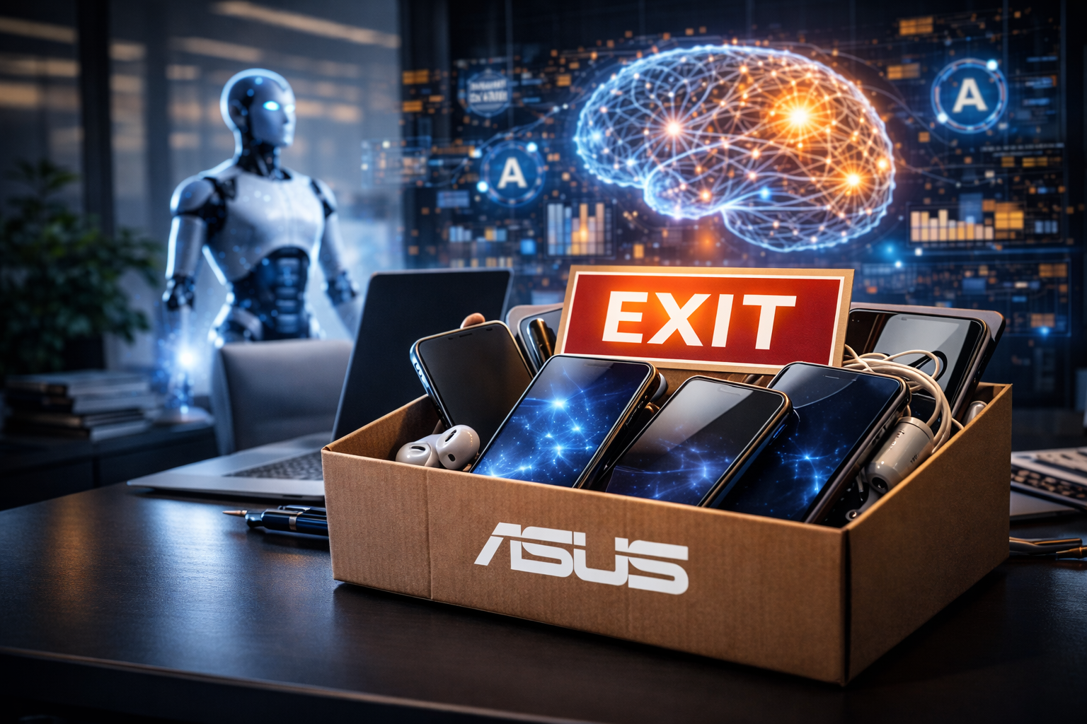 Asus Exits Smartphone Market to Focus on AI Strategy