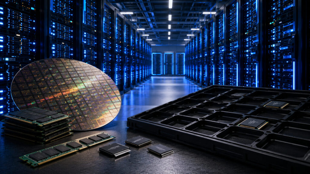 AI data center memory chip shortage