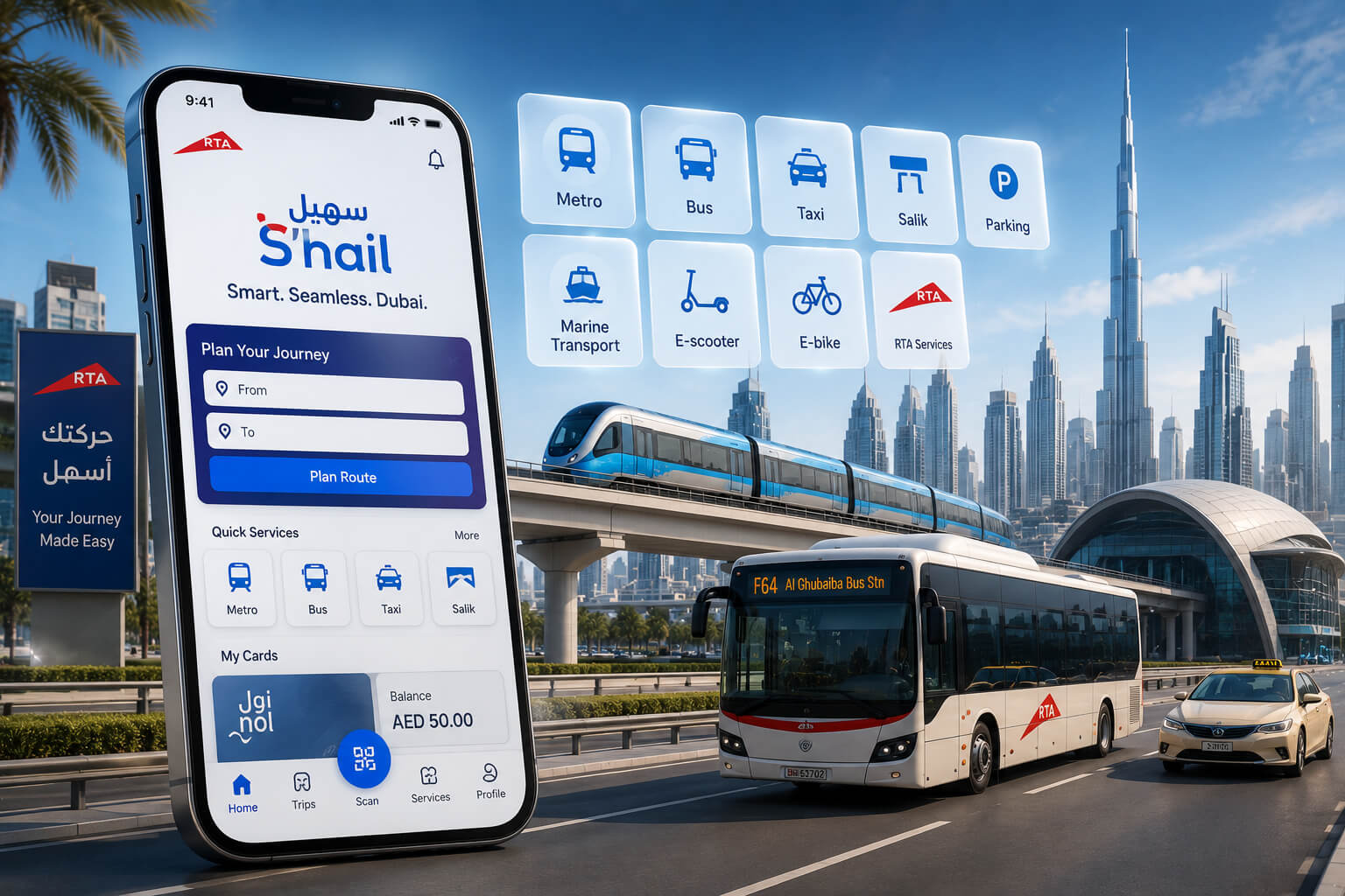RTA S’hail app